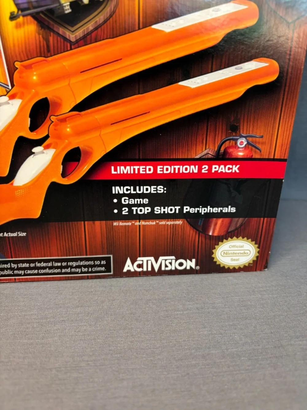 Top Shot Arcade Wii Limited Edition 2 Pack 2011 New In Box Rare